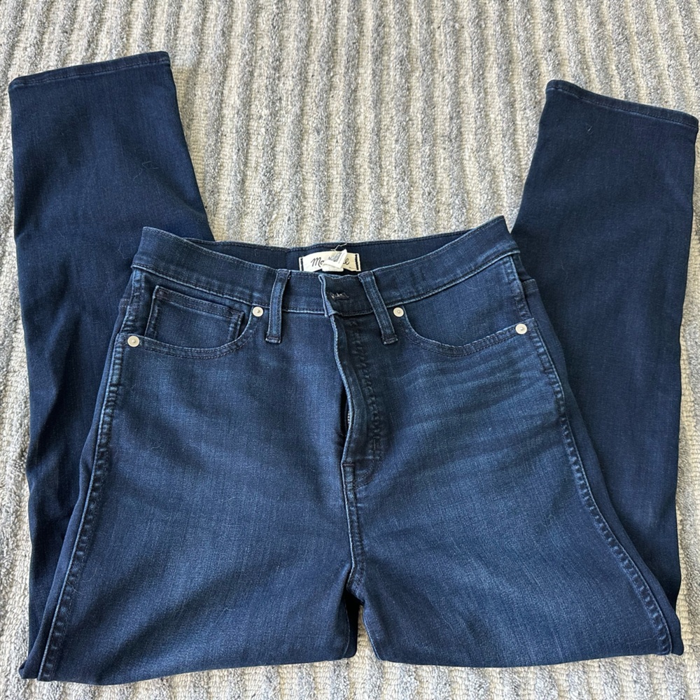 Madewell Mid-rise stovepipe denim women’s jeans 28 darker wash